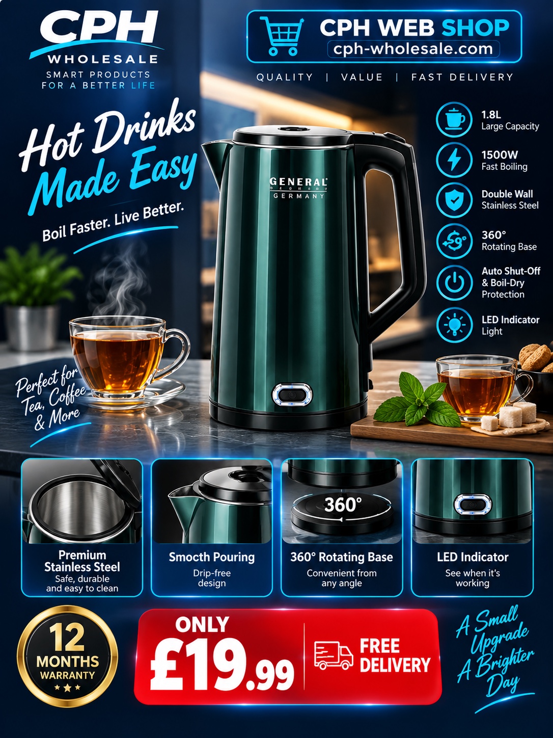 General Germany Electric Kettle