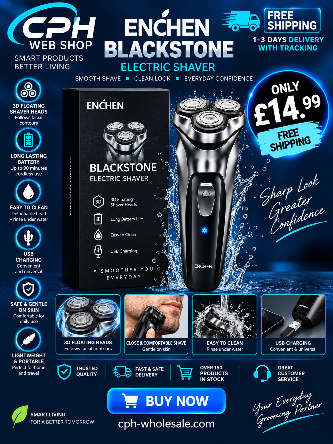 Enchen Blackstone Electric Shaver