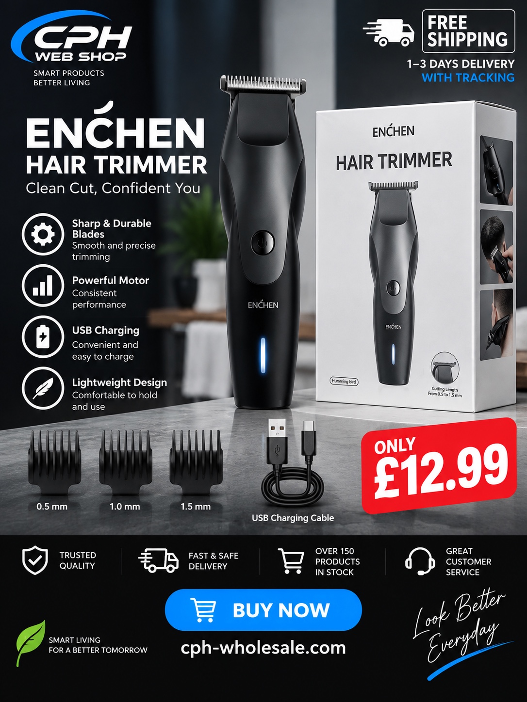 Enchen Hummingbird Hair Trimmer