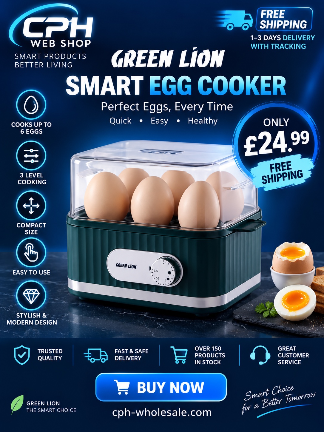 Green Lion Smart Egg Cooker