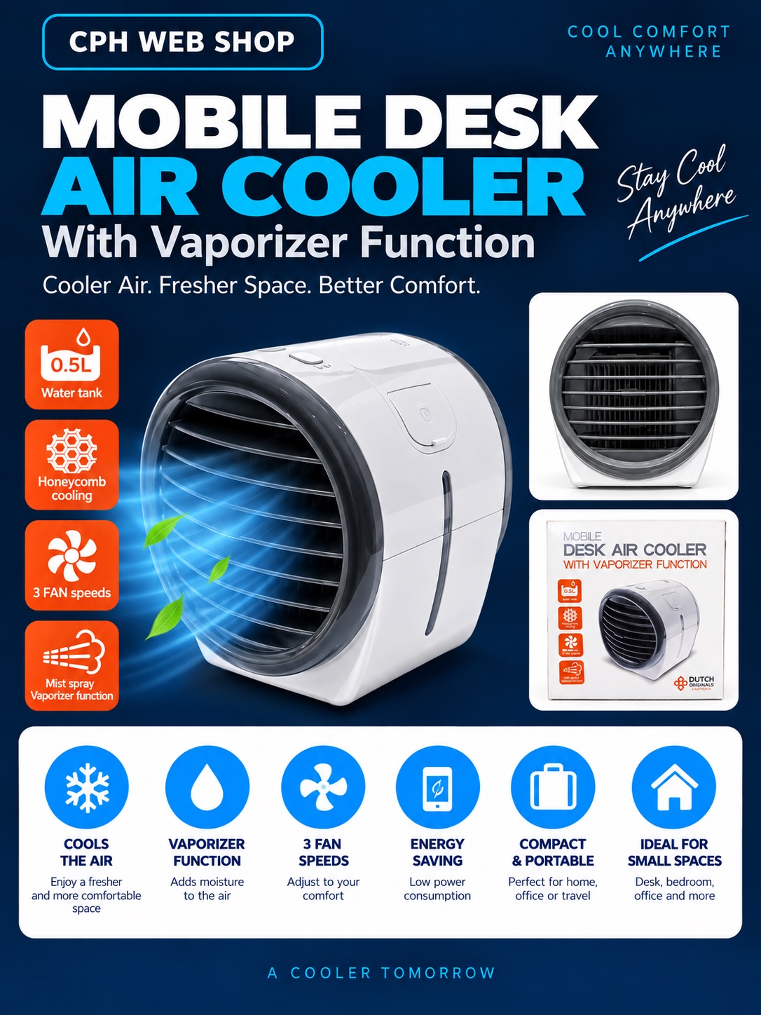 Mobile Desk Air Cooler