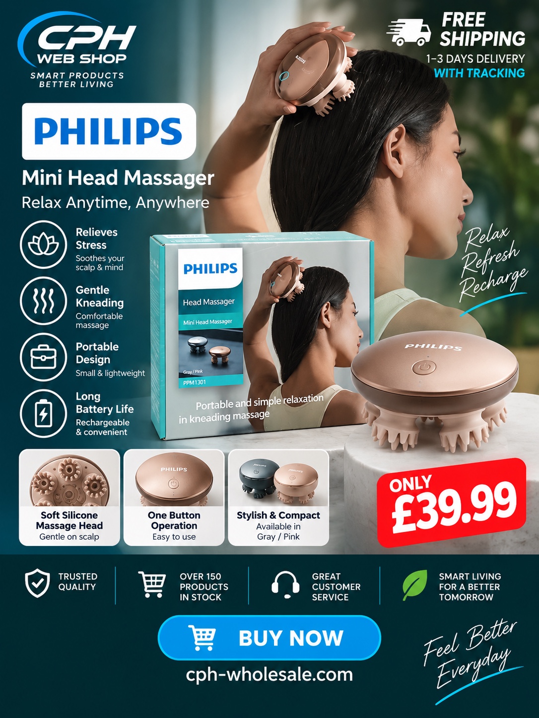 Philips Mini Head Massager